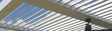 Louvretec roofs used for louvered pergola installation in Kansas City.